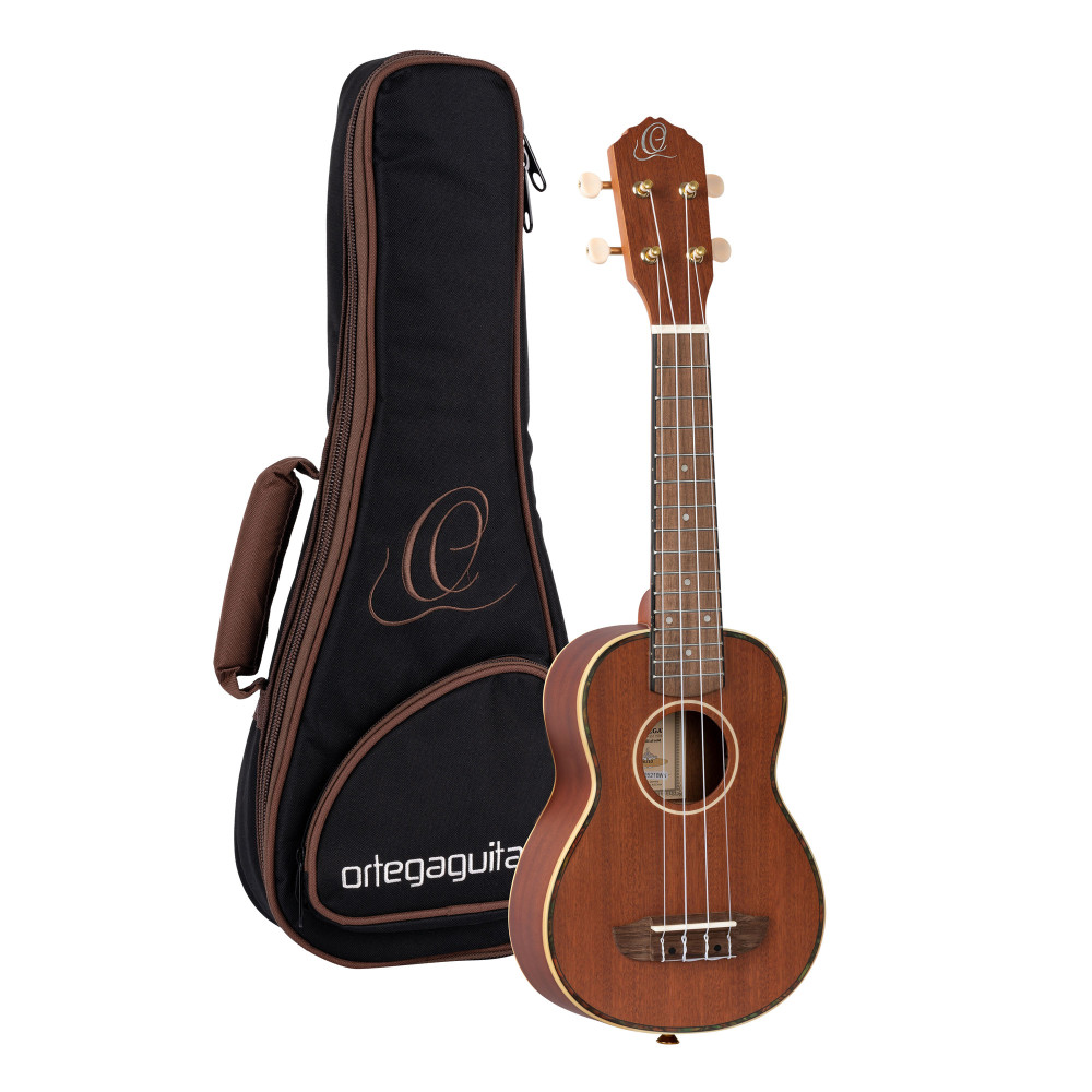 Ortega Soprano Ukulele, Solid Mahogany