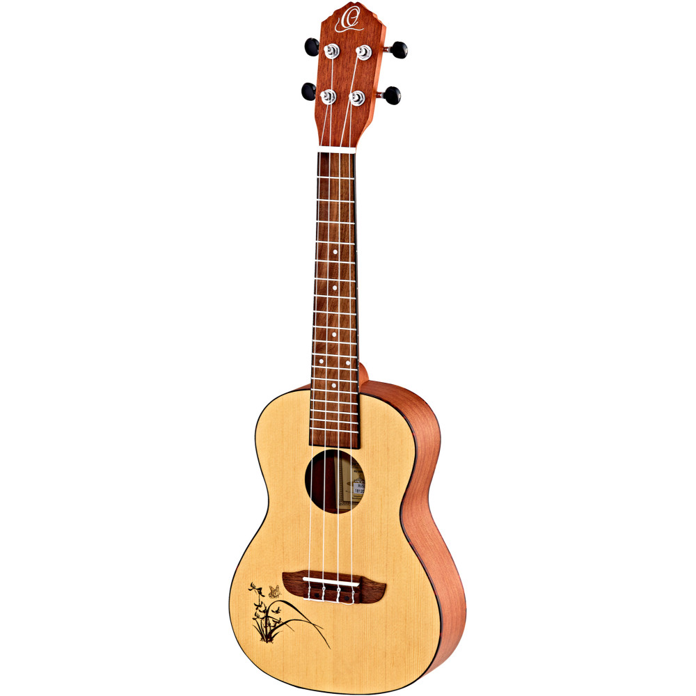 Ortega Concert Ukulele, Spruce, Left-Handed