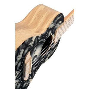 Ukulele concierto Ortega Serie Art Birds