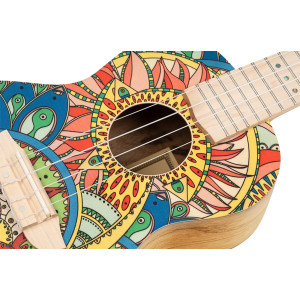 Ukulele Concert Ortega Serie Art Mystic