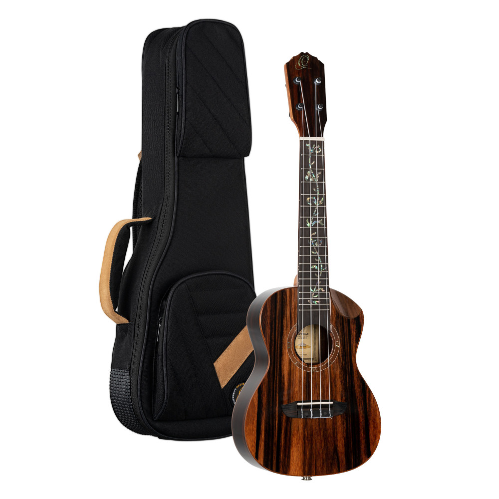 Ortega Concert Ukulele, Ebony Elite