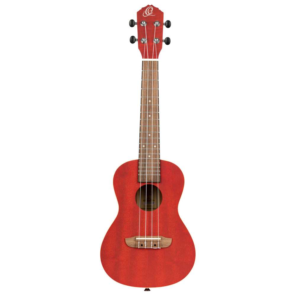 Ortega Concert Ukulele, Okoume, Red