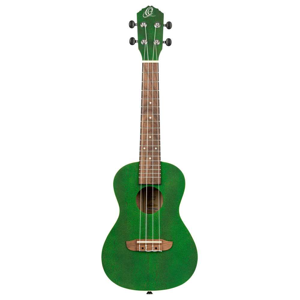 Ortega Concert Ukulele, Okoume, Green