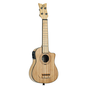 Ortega Soprano Ukulele, Solid Bamboo Eq