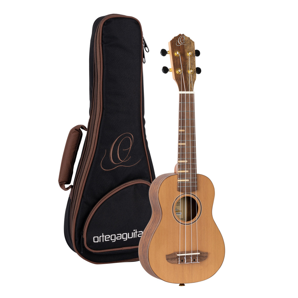 Ortega Soprano Ukulele, Cedar Walnut