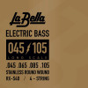 La Bella Rx Steel Bass Strings 45-105