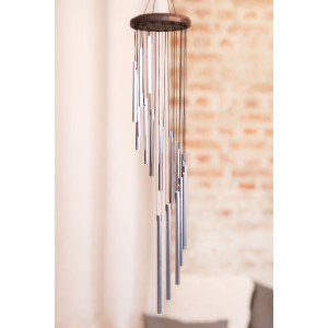 Chimes Sonic Energy Spiral 29", Argent