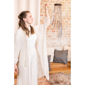 Chimes Sonic Energy Spiral 29", Silver