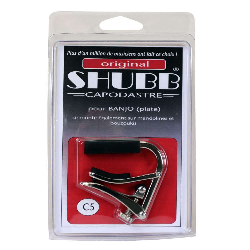 Shubb Banjo Mandolin Nickel Capo