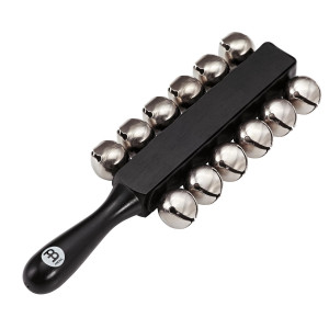 Pandereta Meinl de 12 cascabeles con mangos de madera