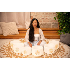 Set Singing Bowl Sonic Cristal Solfeggio