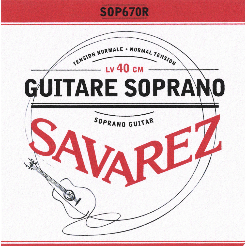 Jeu Savarez Guitare Soprano 40 Cm
