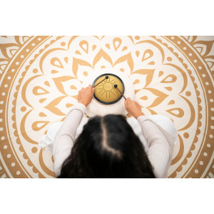 Small Sonic Energy Tongue Drum D Minor Gold