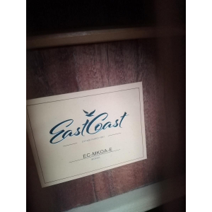 EastCoast EC-MKOA-E Guitarra Electroacústica de Viaje