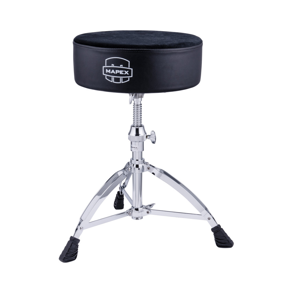 Taburete para batería Mapex redondo grueso de terciopelo