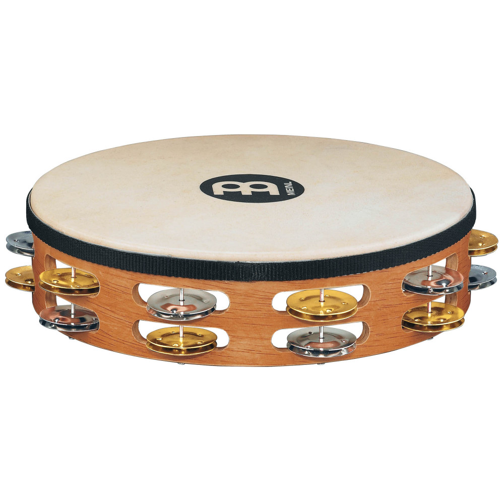 Pandereta Meinl de madera con parche natural