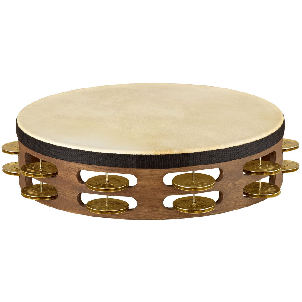 Tamborín Meinl de madera con parche vintage