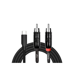 Kirlin 3m USB Cable, 2 RCA, Black