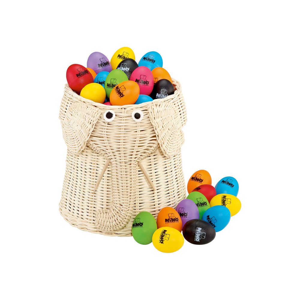 Meinl 80 Egg Shakers Basket Colors