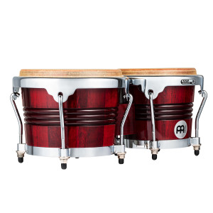 Meinl 6.75/8" Bordeaux Chrome Bongos