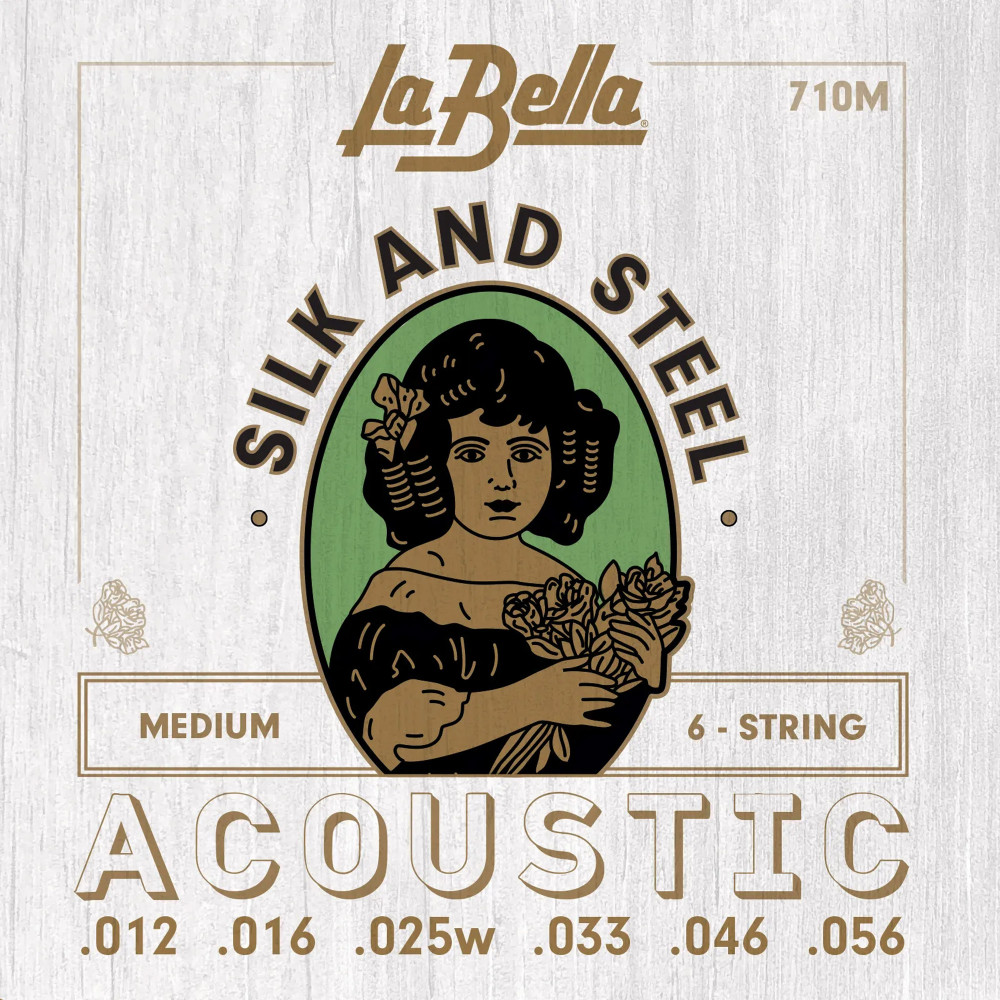 Juego acústico La Bella Silk Medium
