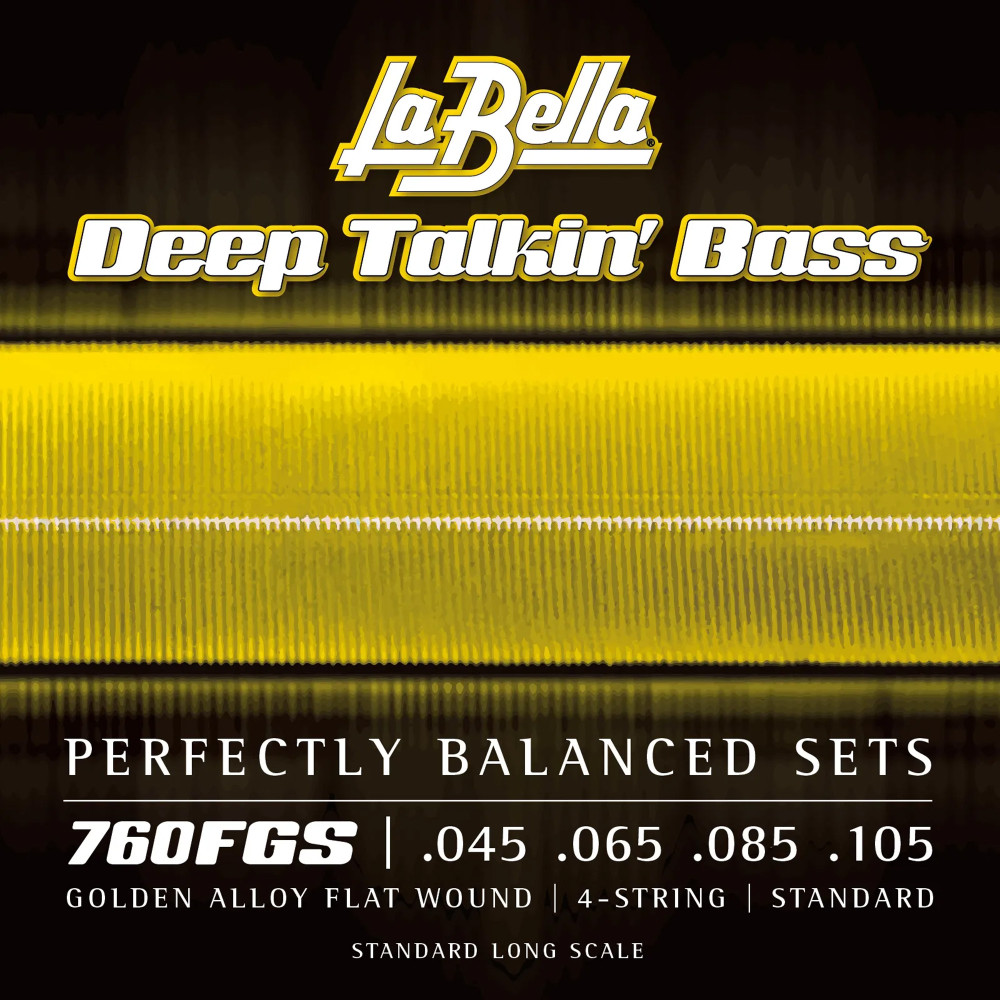 La Bella Deep Talkin Fl Gold Bass Strings