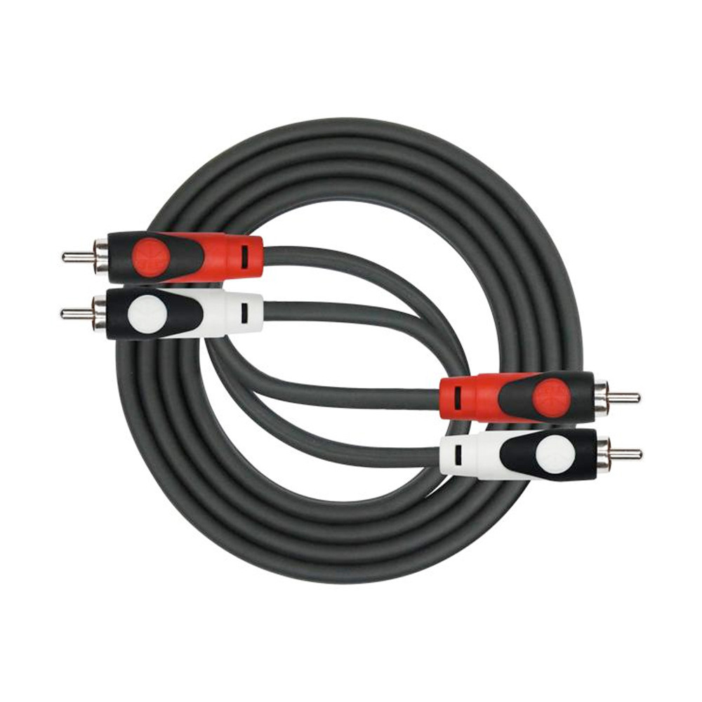 Cable Patch Kirlin 2xrca-2xrca 1.5m Noir
