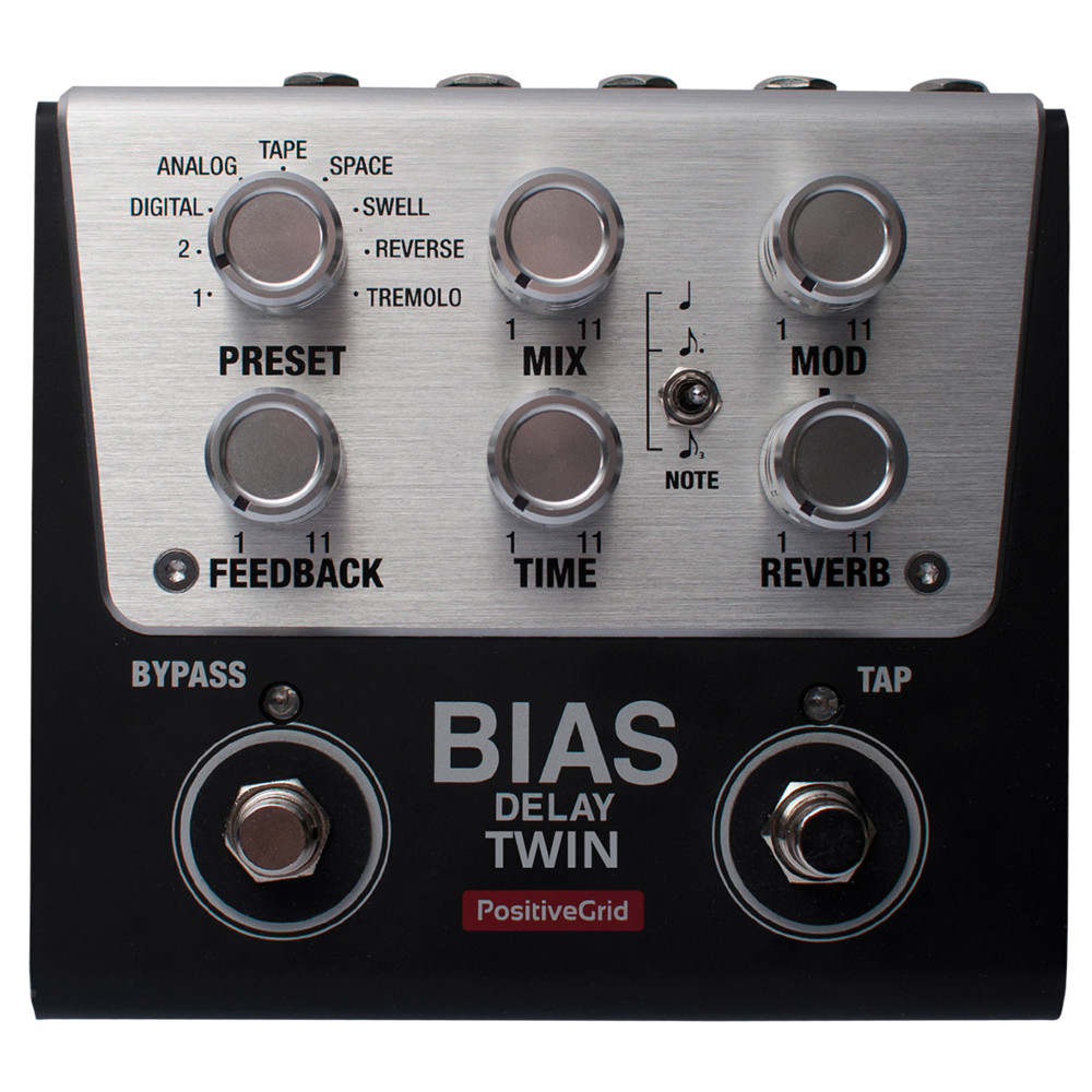 Positive Grid Bias Delay Twin Pedal