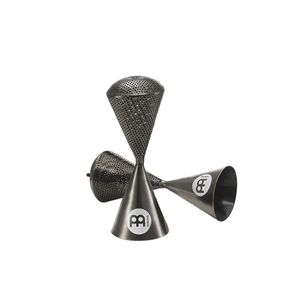 Shaker Meinl de pila de conos negro niquelado