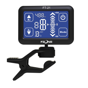 Mini-accordeur Clip Fzone Tactile Noir