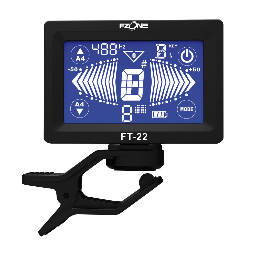 Mini-accordeur Clip Fzone Tactile Noir