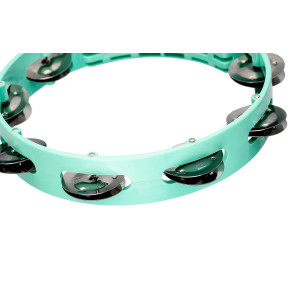 Meinl Green Abs Tambourine 20cm 1-row cymbals