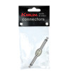Kirlin 1/4" Mono Male Nickel Adapter