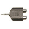 Kirlin 1/4" Male Plug to 2x Female RCA, M
