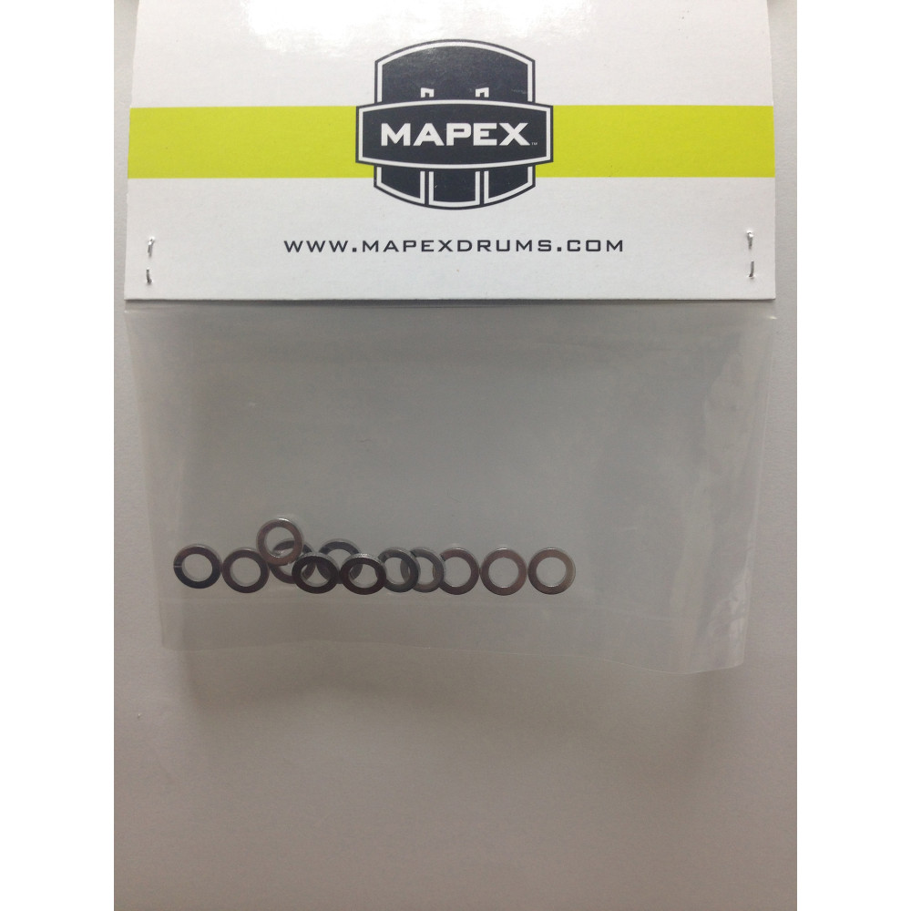 Mapex Pack of 12 Metal Tension Rod Washers