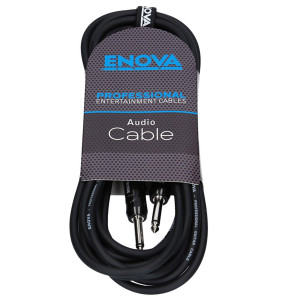 Cable de instrumento Enova Jack 6 m negro