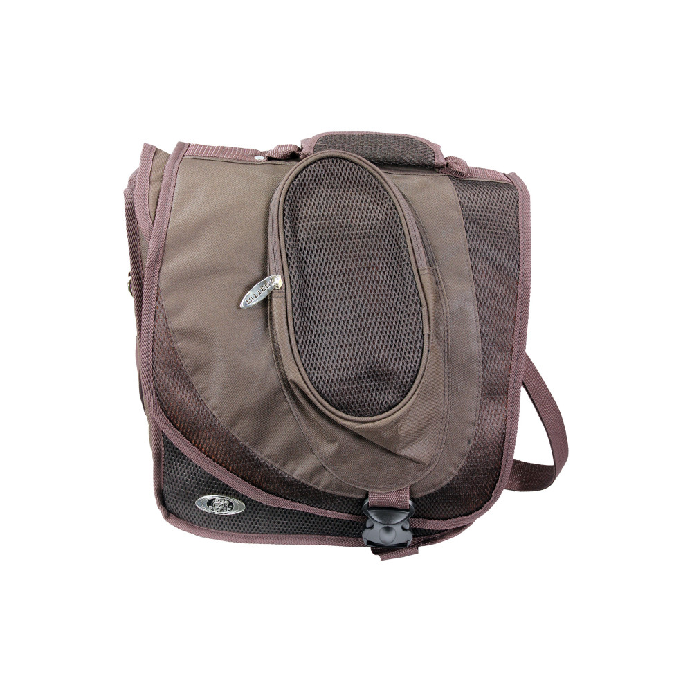 Brown Laptop Sleeve with Orange Lining