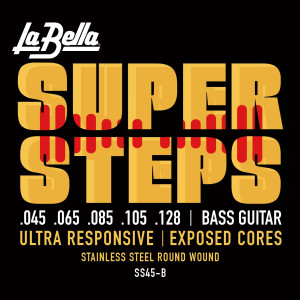 Juego de Bajo La Bella Super Steps 45-128