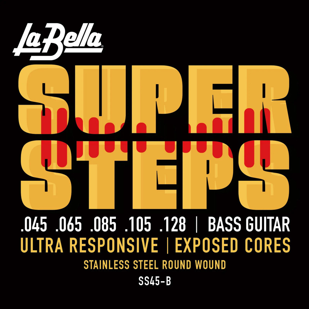 La Bella Super Steps Bass String Set 45-128
