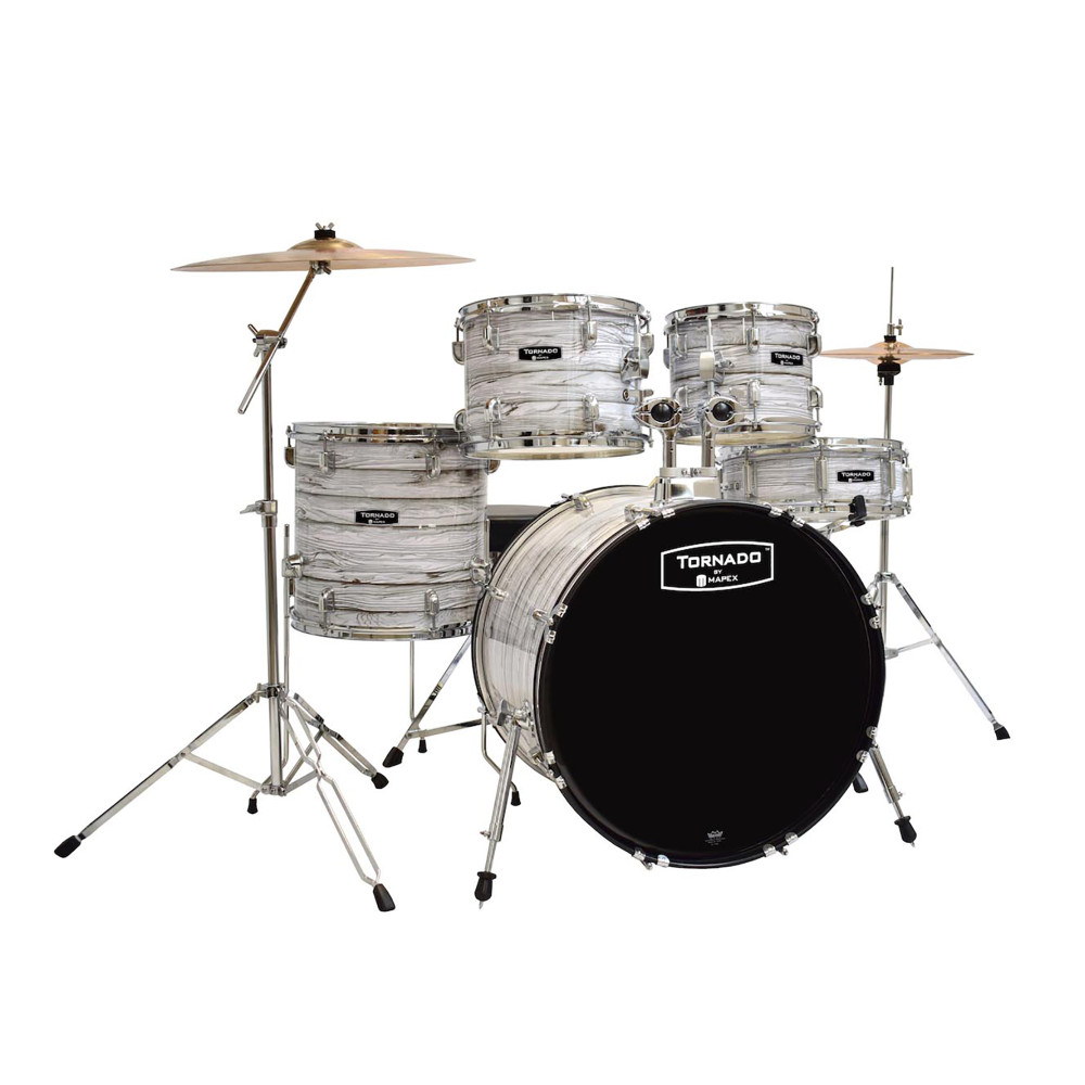 Tornado By Mapex 18 5f Wood Grain White