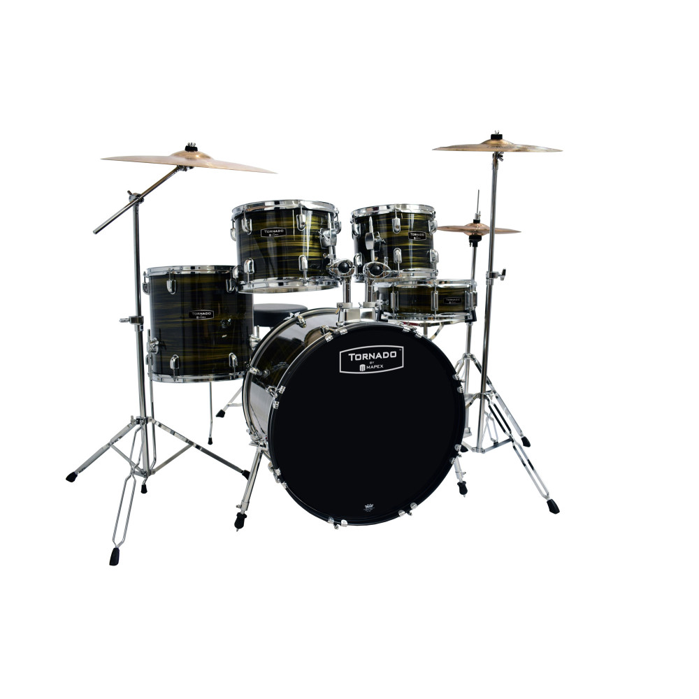 Tornado de Mapex 18 5f madera veteada marrón