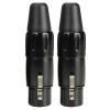 Kirlin Pack 2 Female XLR Black