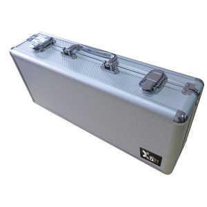 Estuche para 5 pedales X-vive plateado