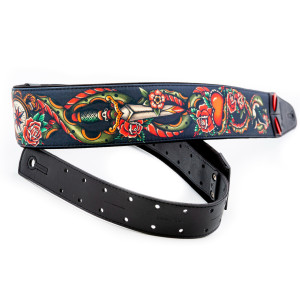 Courroie Vegan Righton Tattoo Noire