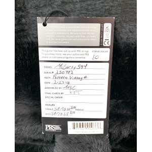 PRS McCarty 594 Charcoal Burst 2018