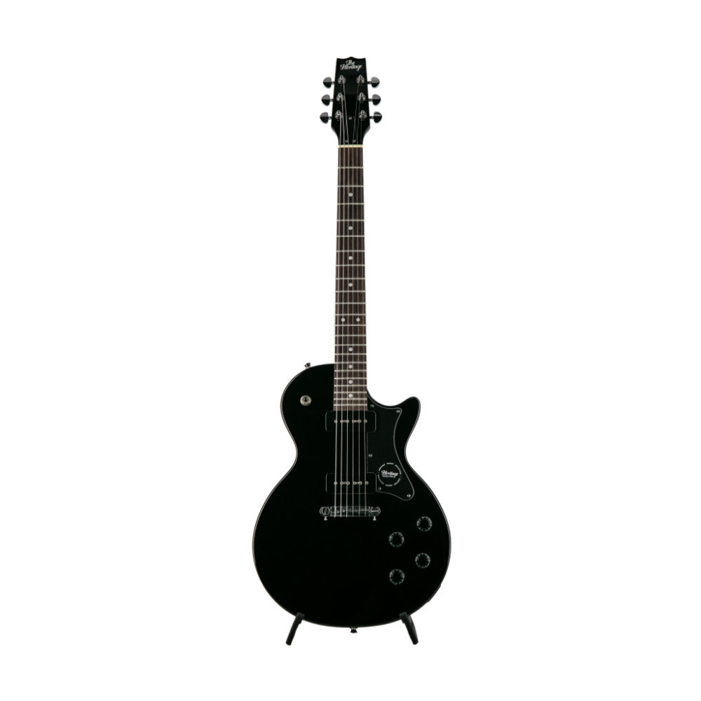 Heritage, guitarra eléctrica H-137 P90, colección Ascent, negra