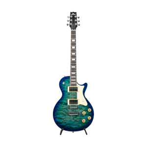 Heritage, Guitarra eléctrica H-150 de la colección Ascent+, Lake Blue Burst