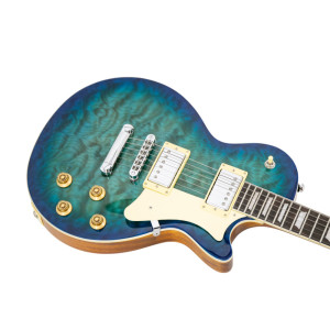 Heritage, Ascent+ Collection H-150 Electric Guitar, Lake Blue Burst