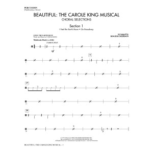 Beautiful: The Carole King Musical (Choral Selections) - Percussion