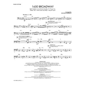 1650 Broadway (Medley) - Bass